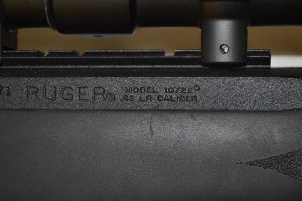 Gun. Ruger Model 10/22 Carbine 22 cal Rifle