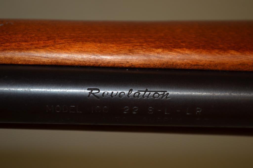 Gun. Revelations Model 100 22 cal Rifle