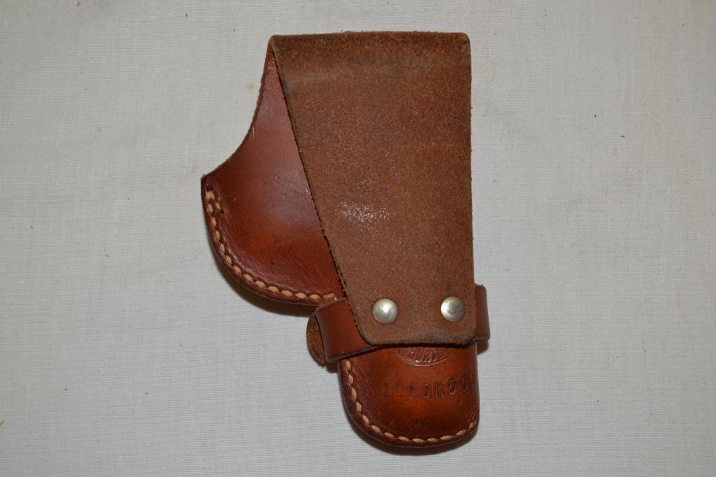 2 Right & 1 Left Small Brown Leather Holsters