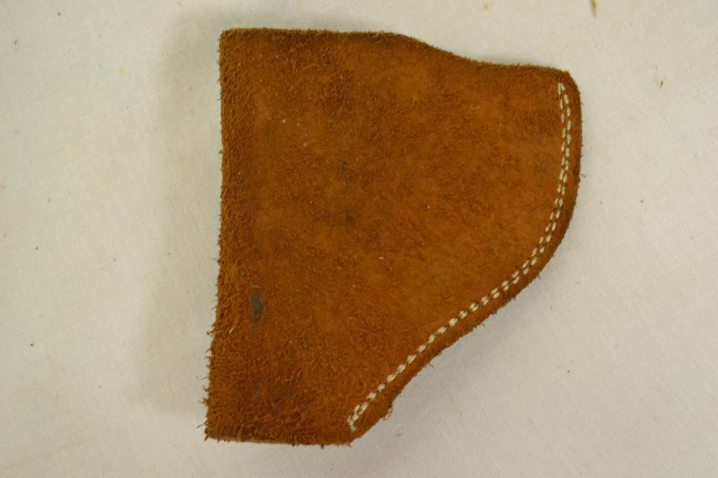 2 Right & 1 Left Small Brown Leather Holsters