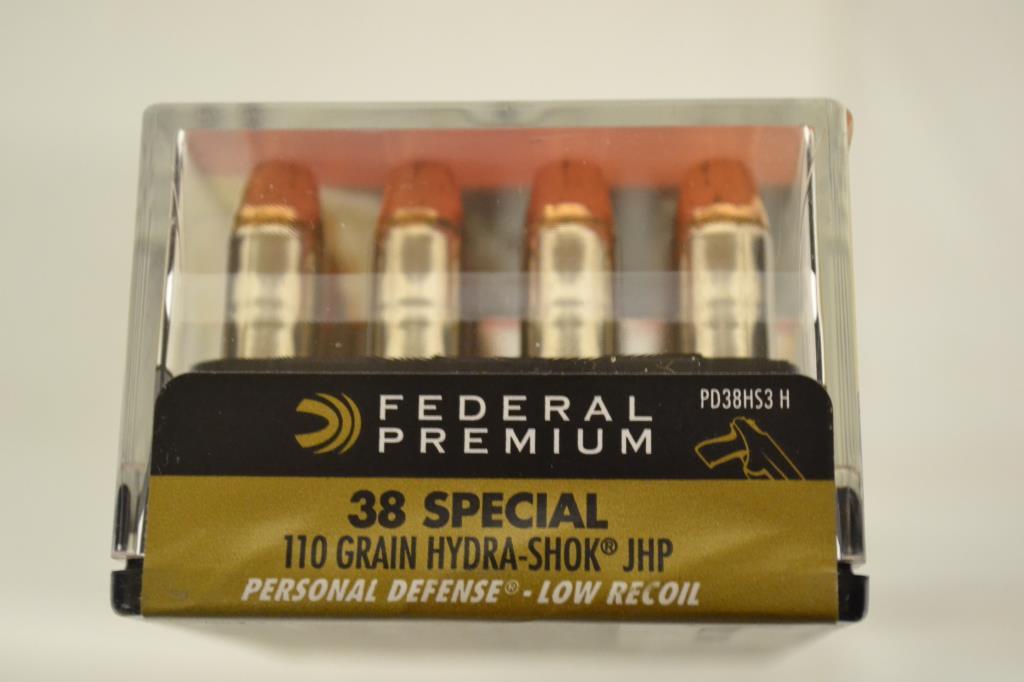 Ammo. 38 Special, 110 GR. 100 Rounds