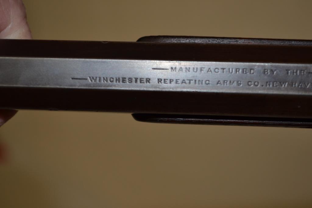 Gun. Winchester Model 1885 Low Wall 22 L cal Rifle