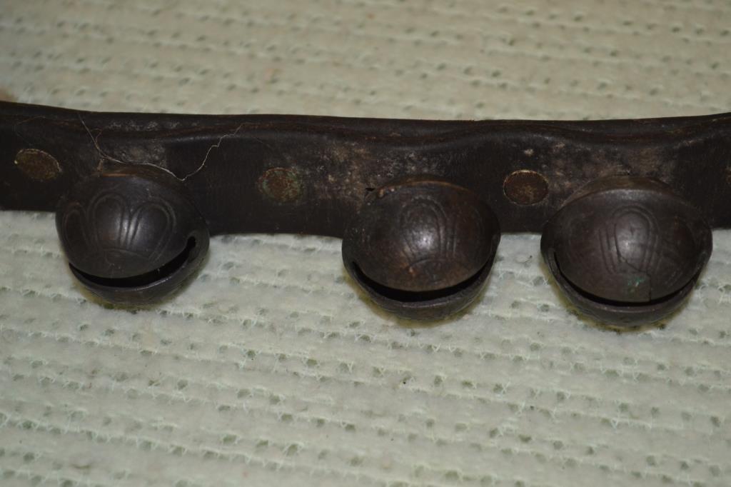 Sleigh Bells. Antique Graduated 34 Bells, #7-#3