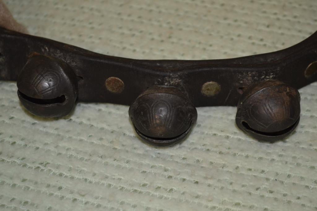 Sleigh Bells. Antique Graduated 34 Bells, #7-#3