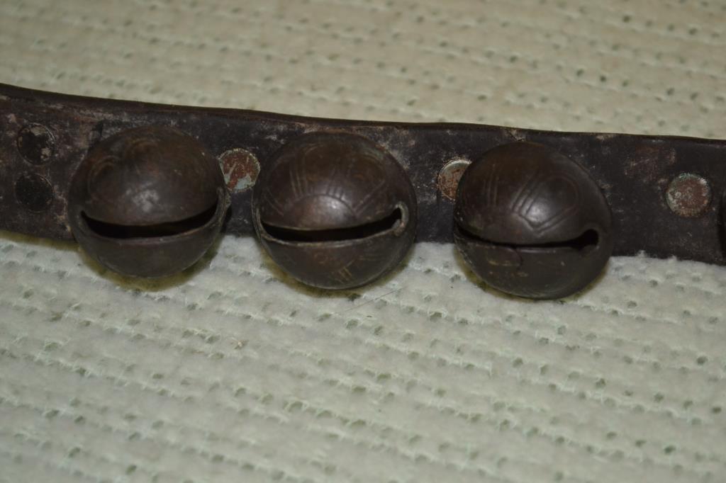 Sleigh Bells. Antique Graduated 34 Bells, #7-#3