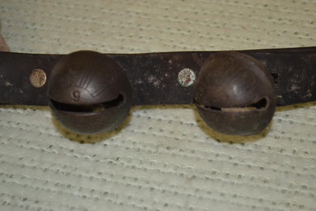 Sleigh Bells. Antique Graduated 34 Bells, #7-#3