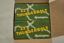 Ammo. Remington Thunderbolt 22 lr. 500 Rds