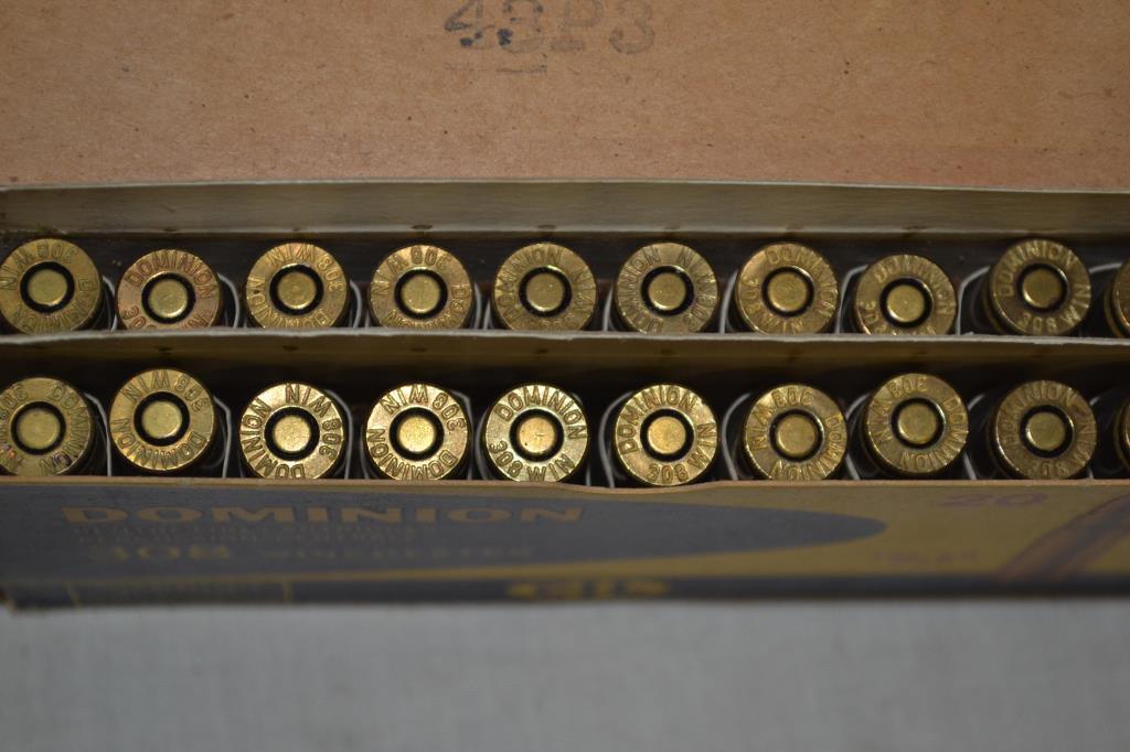 Ammo. Dominion & Remington 308, Collectible