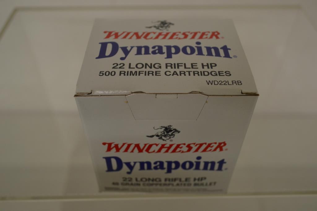 Ammo. Winchester Dynapoint 22 lr. 500 Rds