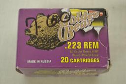 Ammo. Golden Bear 223 rem. 160 Rds