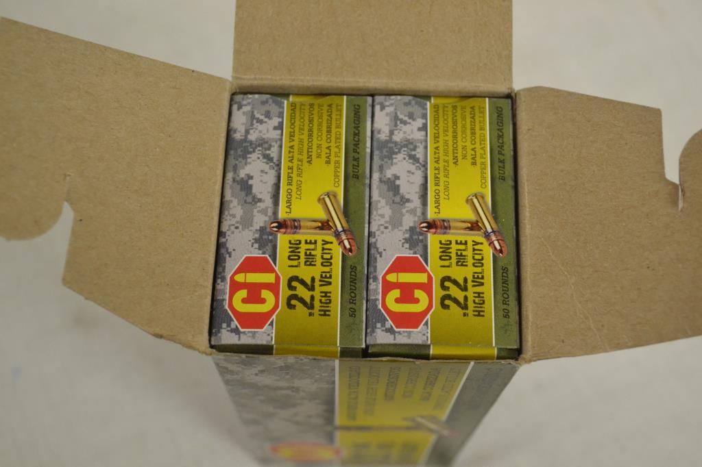 Ammo. CI 22 lr. 500 Rds