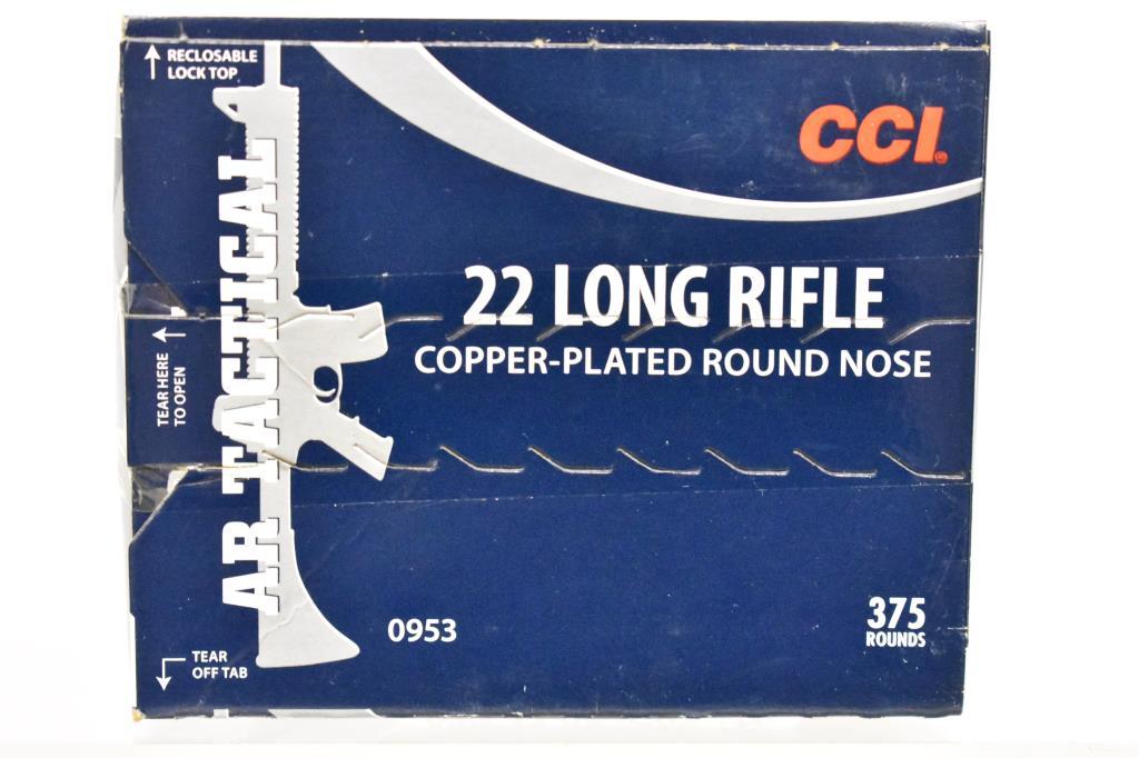 Ammo. CCI 22 LR, 375 Rds.