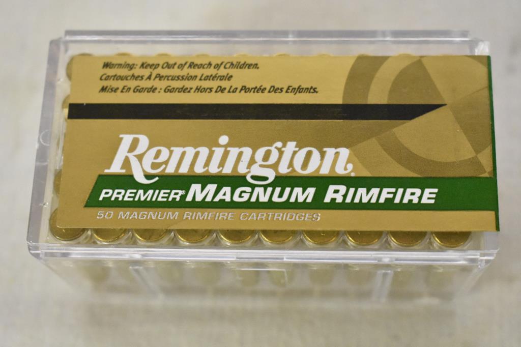 Ammo. Remington 22 win mag, 33 GR, 500 Rds.