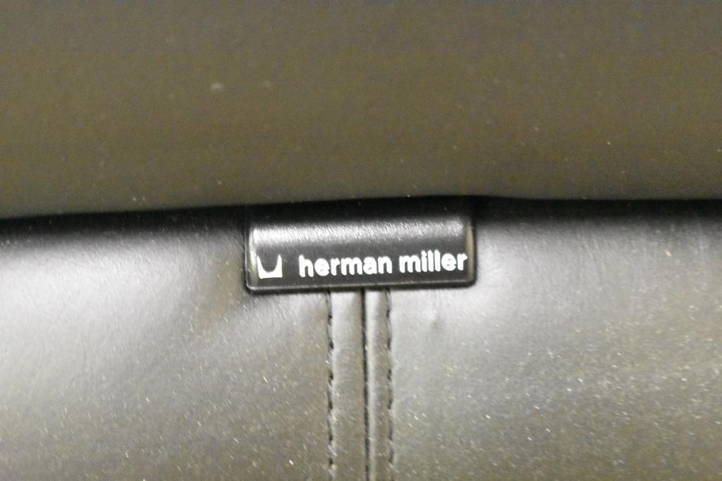 Herman Miller Black Leather Office Chair