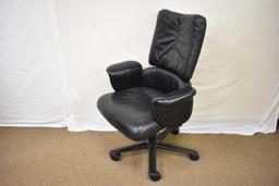 Herman Miller Black Leather Office Chair