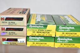 Ammo. Remington & Hornady 35 Rem. 140 Rds.