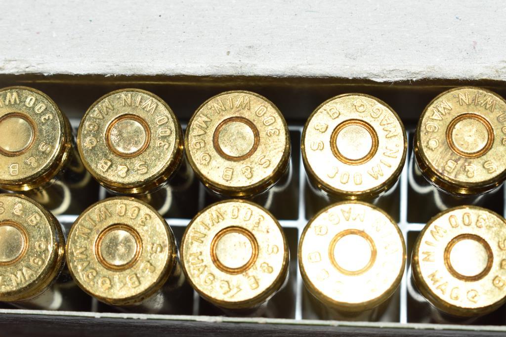 Ammo. 300 Win Mag. 6 Boxes, 120 Rds.