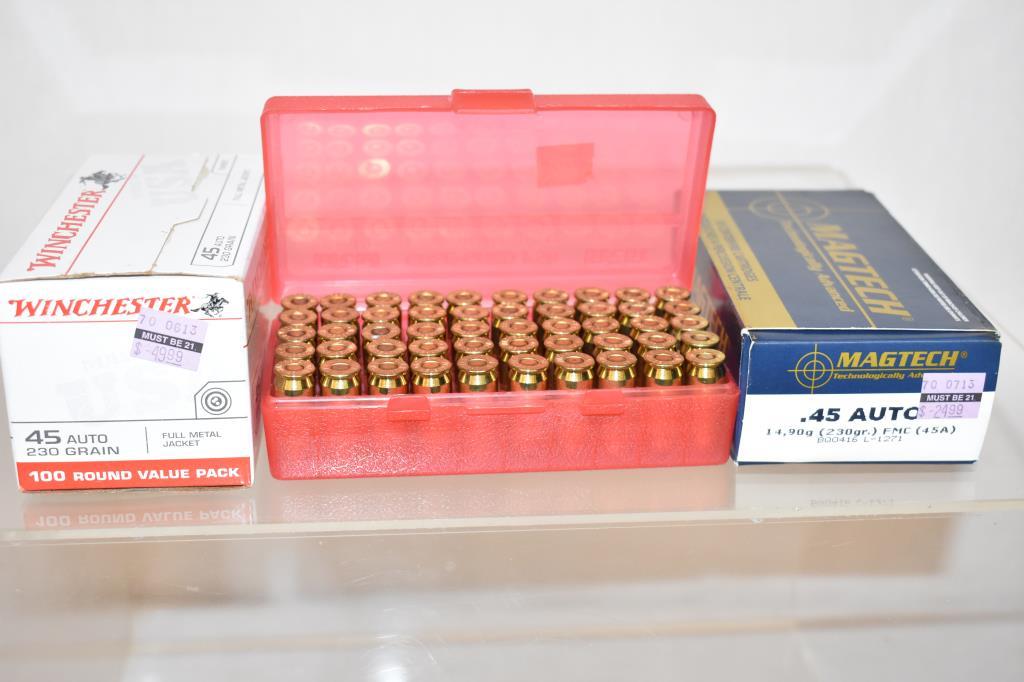 Ammo. 45 Auto, 200 Rds.