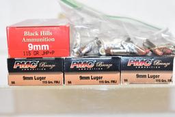 Ammo. 9mm Luger, 215 Rds