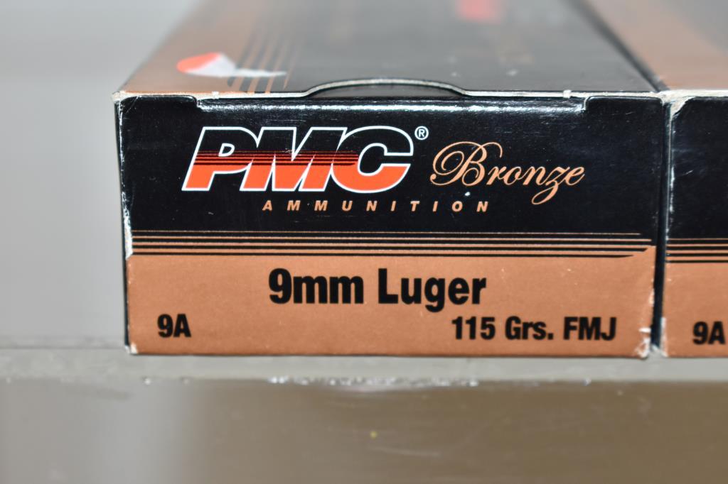 Ammo. 9mm Luger, 215 Rds