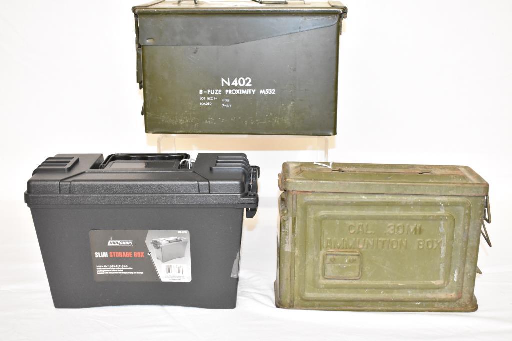 Three Ammo Cans