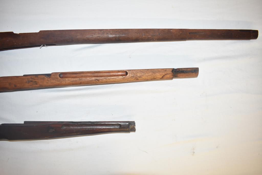 Japanese Murata Type 13 & 2 Other Wood Guns Stocks