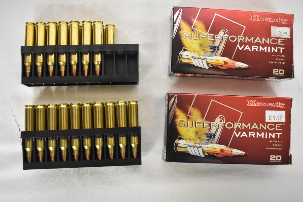 Ammo. Hornady 270 Win 20 Rds, 204 Ruger 35 Rds.