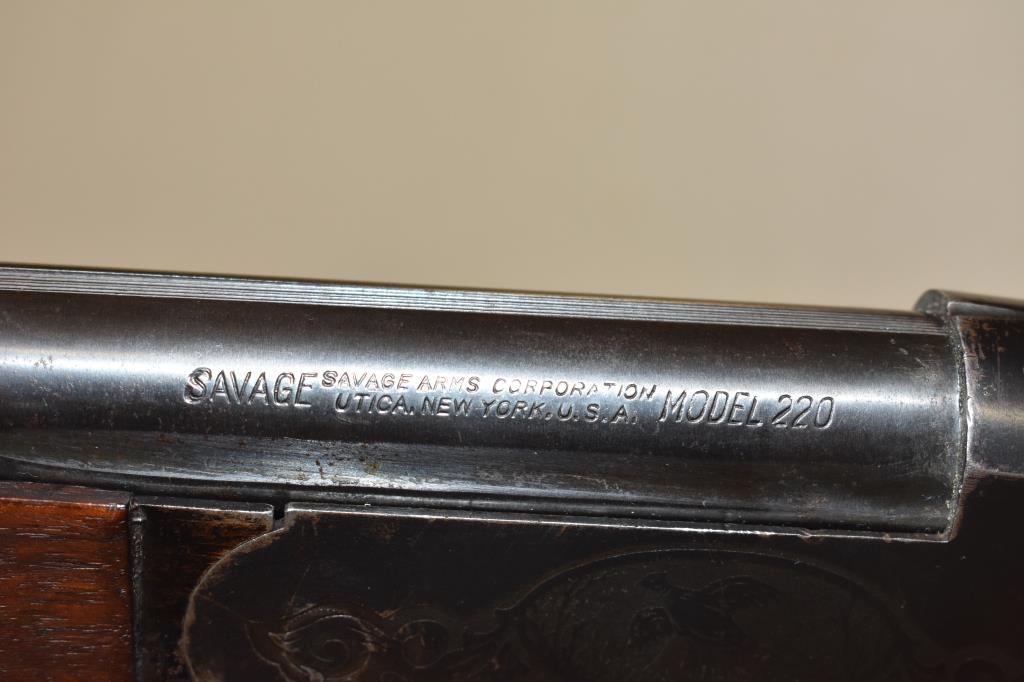 Gun. Savage Model 220 20 ga Shotgun.