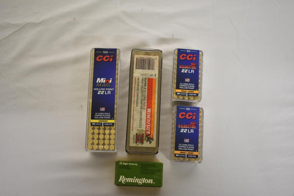 Ammo. Remington, CCI, Winchester 22 cal, 875+ Rds