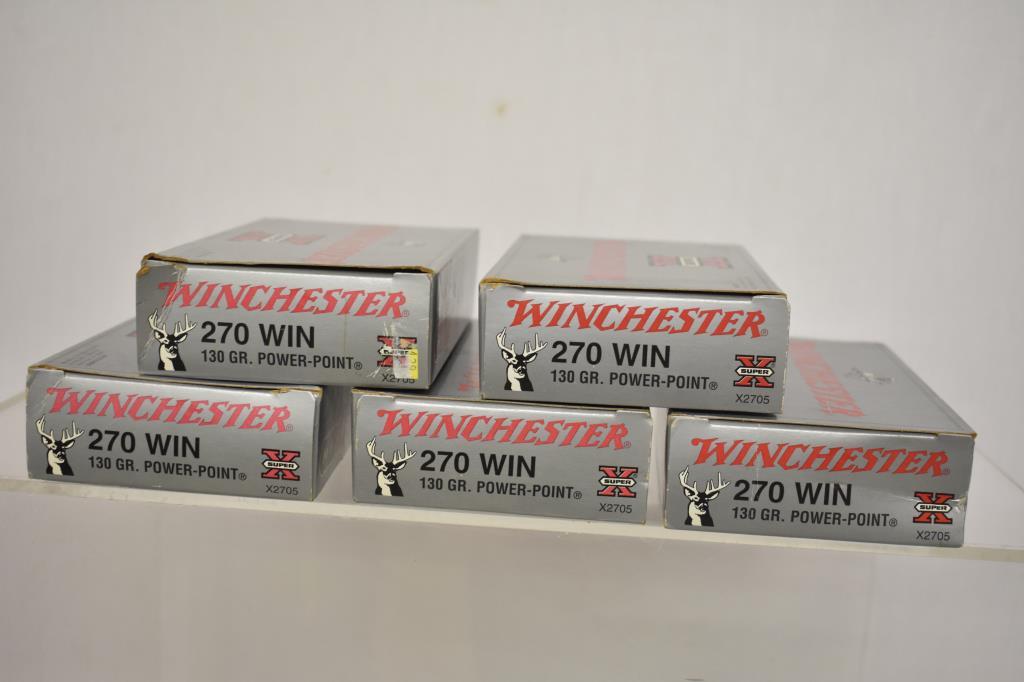 Ammo. Winchester 270 Win, 50 Rds