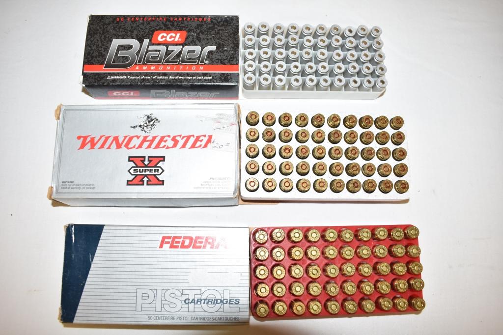 Ammo. CCI, Federal & Winchester 40 S&W. 150 Rds.