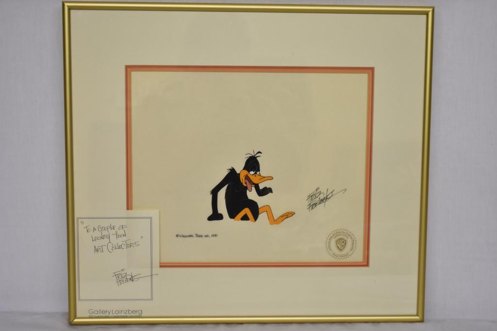 Original Production Daffy Duck 1981 Animation Cel