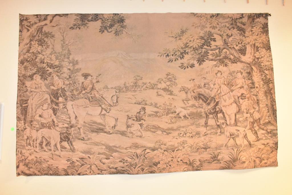 French After C. Detti Verdure Tapestry