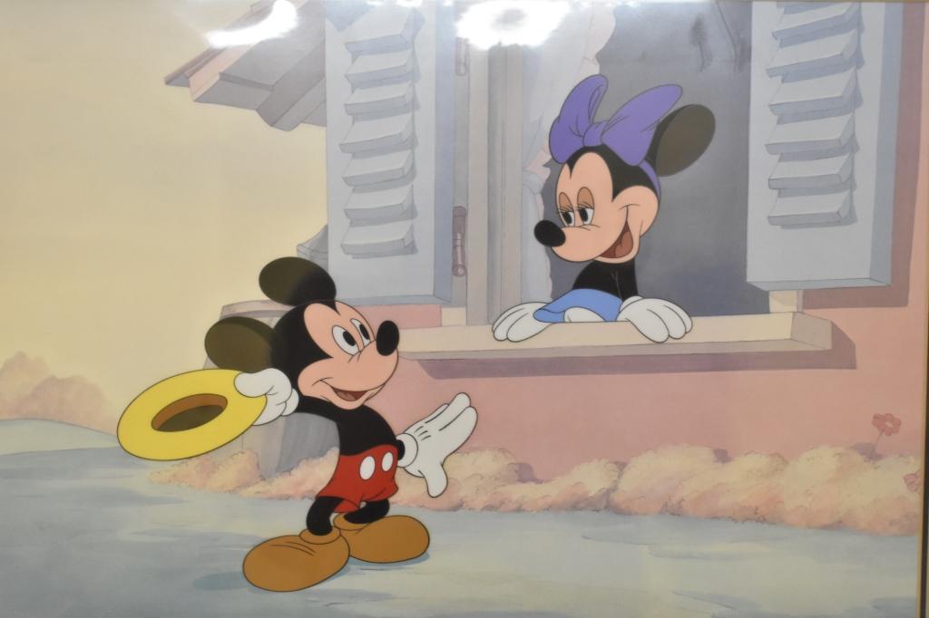 Disney Mickey & Minnie Mouse Annimation Cel