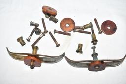 14 Vintage Drawer Handles and Parts