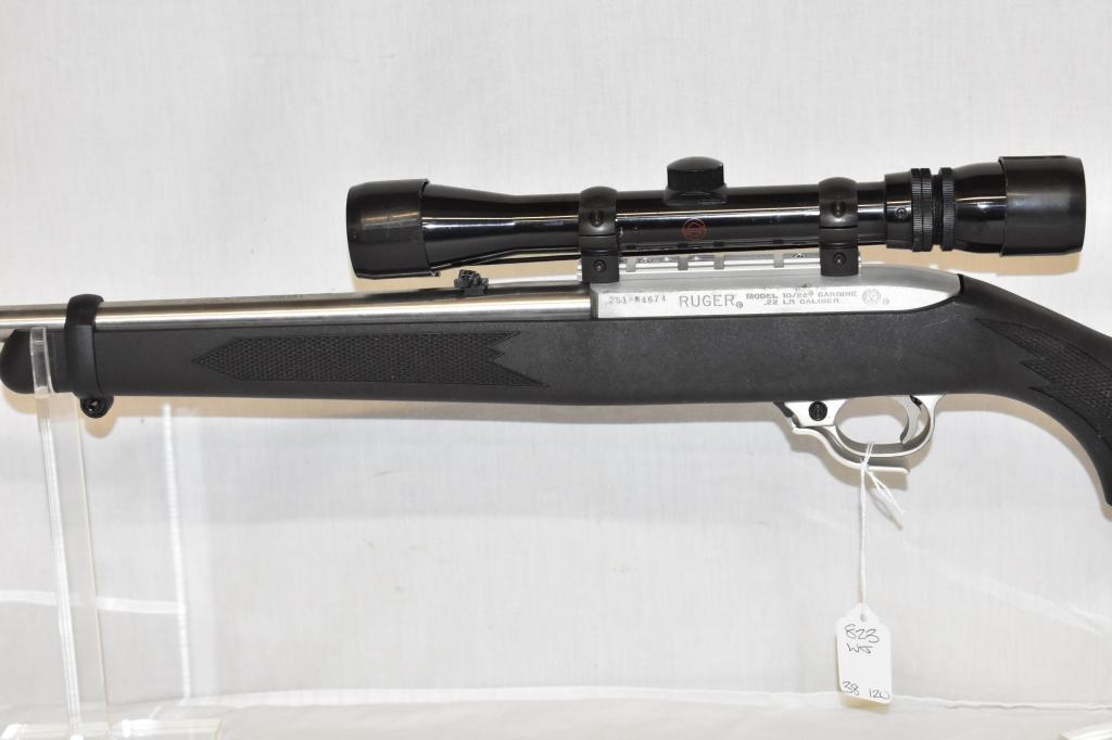 Gun. Ruger Model 10/22 SS 22cal Rifle