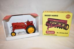 Two Massey Harris Tractor 1/16 Scale Toys
