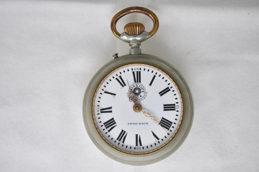 Roskopf Swiss Pocket Watch. Size 18.