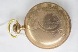 Elgin Pocket Watch. 15 Jewels, Size 18.