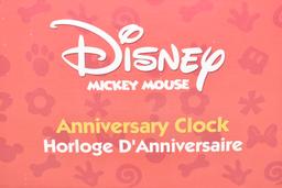 Vintage Disney Mickey Mouse Anniversary Clock