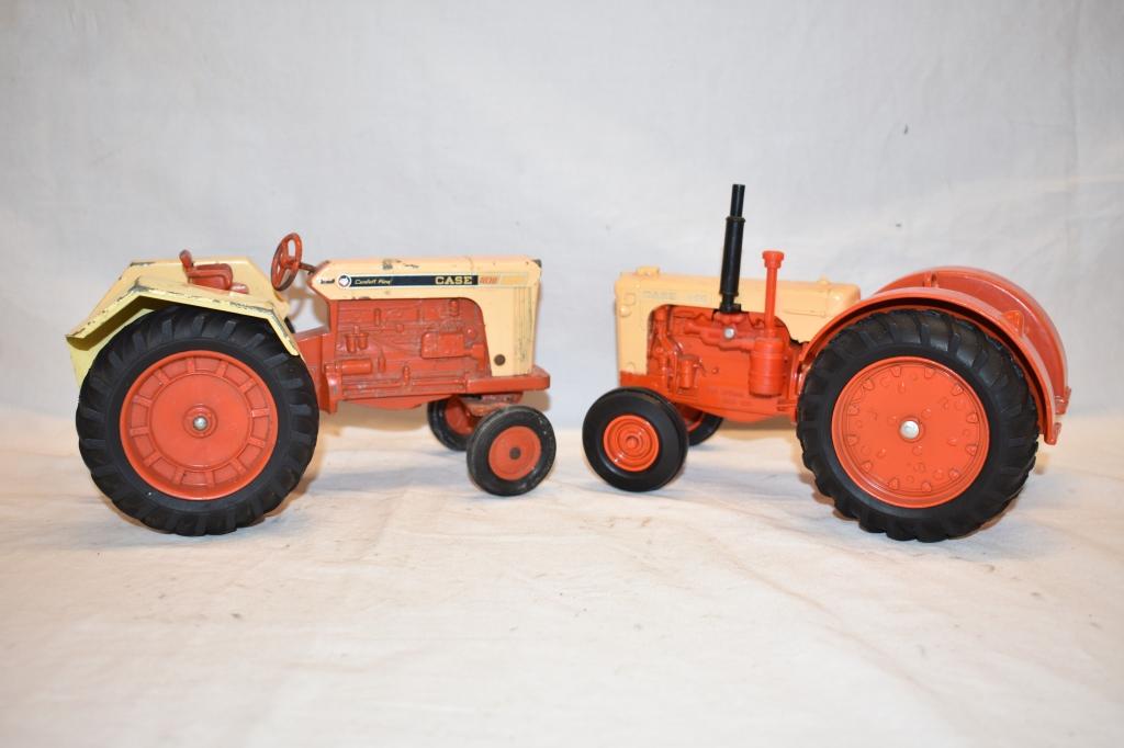 Two ERTL CASE 1/16 Scale Tractor Toys
