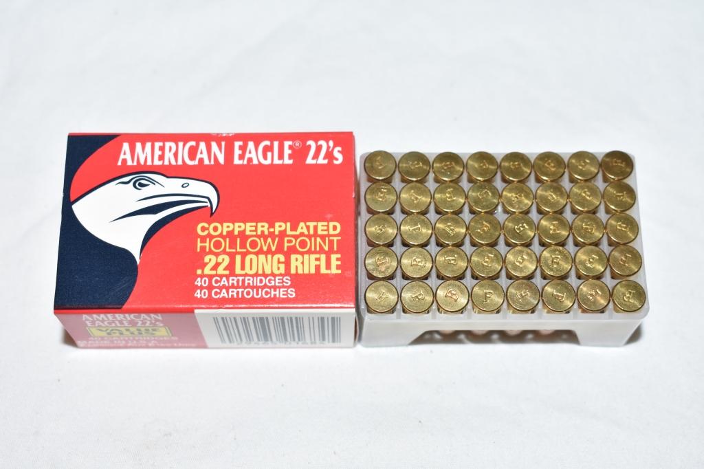 Ammo. 22 LR, 400 Rds.