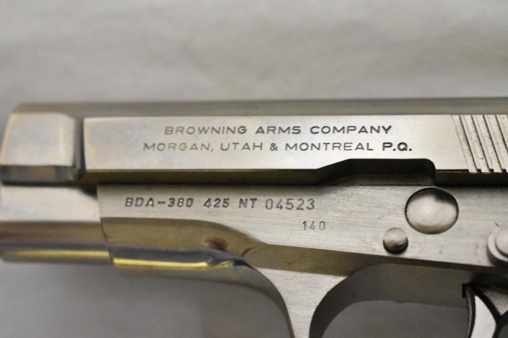 Gun. Browning Model BDA 380 cal Pistol