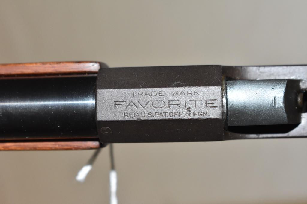 Gun. Stevens Model Favorite 22 LR cal Rifle