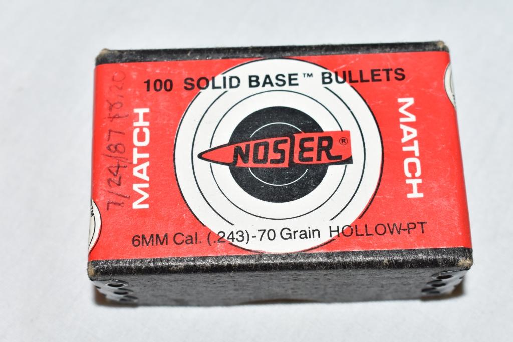 Bullets. 6mm. 8.40 lbs.