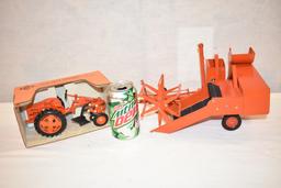 Two 1/16 Scale Allis Chalmers Tractor Toy