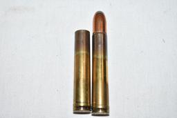 Ammo. 458 Winchester. 18 Live Rds, 2 Brass Only