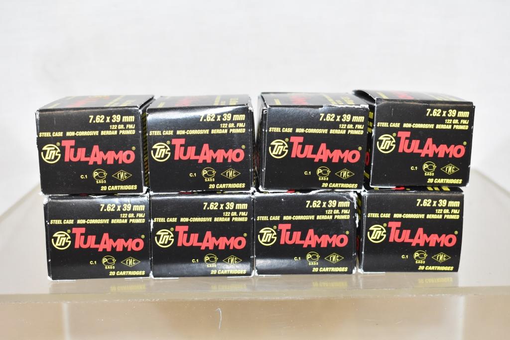 Ammo. 7.62 x 39. 160 Rds.