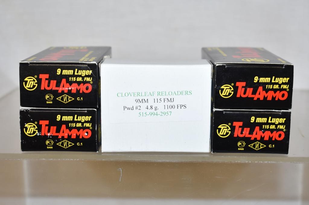 Ammo. 9mm Luger. 200 Rds