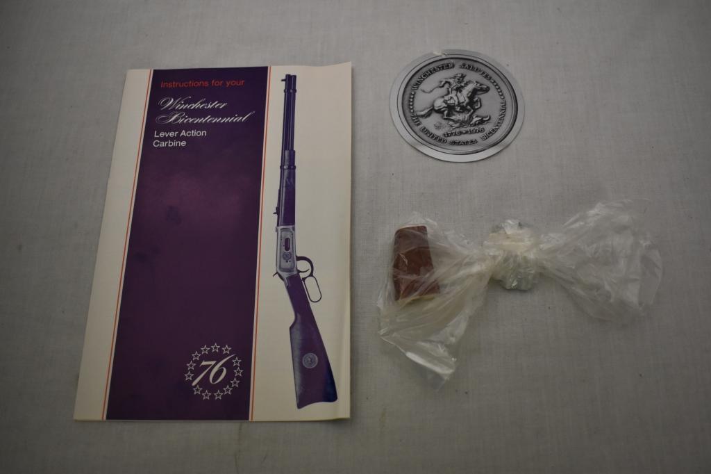 Gun. Winchester 94 Bicentennial 76 3030 cal Rifle